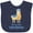 Navy Blue, variant on Inktastic It's My First Hanukkah Boys or Girls Baby Bib