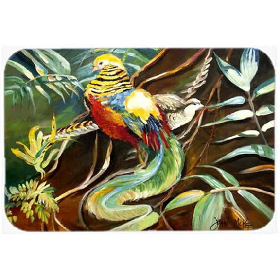Mandarin Pheasant Glass Cutting Board- Large