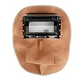 thumbnail image 2 of Casco de soldadura de piel de vaca con montura en la cabeza, doble lente, antisalpicaduras, aislamiento térmico, protección de seguridad, 2 of 14