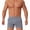 Gray, variant on ZVNAΖH Men's Cotton Boxer Brief Shorts, Color Block Waistband Slim Fit Lounge Shorts with Pockets for Sleep & Workout, M-2XL