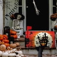 thumbnail image 4 of Halloween Mailbox Covers Magnetic Castle Witch Mailbox Cover Mailbox Wraps Post Letter Box Covers Garden Decorations Outdoor 21 X 18 Inch, 4 of 6