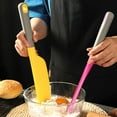thumbnail image 3 of Oimcto Less than $5 Extra Large Silicone Spatula for Cream, Egg, Salad and Jam Mixing, Yellow,Silicone Spatulas Heat Seamless Design Non Stick Flexible Scrapers Baking Mixing Tool, 3 of 3