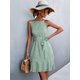 thumbnail image 1 of 2023 Summer Short Boho Dress Women Mini Floral Print Dress Female Sleeveless Bohemian Halter Dress For WomenL Gao Jinjia LED, 1 of 2