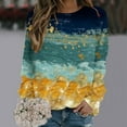 thumbnail image 1 of Sweats à Capuche Mode pour Femmes 2023 Col Rond Pull Imprimé Manches Longues Pull 50% de Réduction Costumes Halloween/noël, 1 of 4