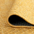 thumbnail image 2 of Alise Rugs Alameda Solid Color Chevron Machine Washable Indoor Area Rug 2'3'' x 7'7'' - Gold, 2 of 5