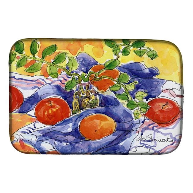 Carolines Treasures 6047DDM Tapis de Séchage pour Assiettes de Pommes