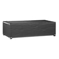 thumbnail image 3 of Garden Furniture Cover Set of 2 Black Polyethylene, 3 of 8