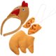 thumbnail image 2 of ColoMX 1 juego de accesorios de cosplay de cosplay Cosplay de 1 juego de accesorios de cosplay de cosplay de cosplay., 2 of 7