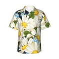 thumbnail image 1 of Fotbe Bees Collecting Nectar Camisa Hawaiana para Hombre Unisex – Camisa Casual de Verano con Botones de Manga Corta de Algodón y Lino,3X-Large, 1 of 7