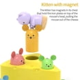 thumbnail image 3 of Ratón De Juguete Magnético Para Guardar Queso Que Atrapa Bloques De Construcción Educativos Para Niños Eigraketly FN002841-00, 3 of 6