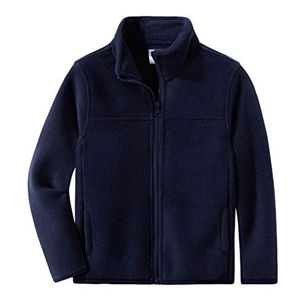 Navy blue shop fleece pullover