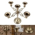 thumbnail image 4 of Exotic Durable Exquisite Sturdy 5 Arms Candelabra, 5 Arms Candle Holder, For Dinner Party And Formal Event Centerpiece, 4 of 8