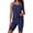 Purple Leaf, variant on Tummy Control Tankini Swimsuits for Women, 2026 Modest Bathing Suit with 7" Long Boy Shorts and Side Pockets