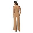 thumbnail image 2 of Women's bebe V-Neck Sleeveless Jumpsuit Color: Denim Size: LARGE, 2 of 4