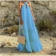 thumbnail image 3 of Txlixc Vestido de mujer con tirantes largos y flores 3D sin mangas Txlixc  moda, 3 of 4
