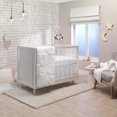 thumbnail image 6 of Lambs & Ivy Signature Pom Pom Musical Baby Crib Mobile - White/Gray, 6 of 6