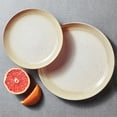 thumbnail image 6 of (2 pack) Better Homes & Gardens Sorrell Beige Reactive Stoneware Dinner Plate 10.5"D, 6 of 6