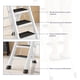 thumbnail image 3 of Escalera Plegable Multifuncional Bluelander, Tipo Tijera 4 Peldaños, Antideslizante, Blanco, 3 of 5