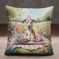 thumbnail image 2 of Happy Mother's Day Whippet with Sweets and Flowers at a Picnic Pillowcase Double Sided Dog Lover Pillow Case Covers - 13005, 2 of 3