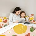 thumbnail image 5 of Manfei Cute Fruit Bedding Twin Comforter Set,Watermelon Strawberry Banana Down Comforter,Flower Floral Daisy Bedding Sets Twin with Comforter,Breathable Bedroom Decorative Reversible,2 Pieces, 5 of 8