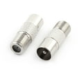 thumbnail image 2 of TV PAL Male to Female Plug RF Aerial Coax Connector Adapter 27 x 10mm 10pcs, 2 of 2