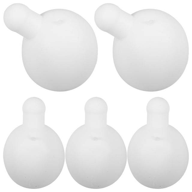 SEWACC 5Pcs Squeeze Toy Bubble Insert for Sensory Play and Stress Relief with TPR Material