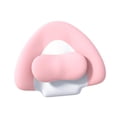 thumbnail image 3 of Almohada de apoyo lumbar, cómoda, ajustable, deslizable, portátil, para la cintura y la espalda. Rosa, 3 of 9