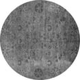 thumbnail image 1 of Ahgly Company Indoor Round Oriental Gray Industrial Area Rugs, 5' Round, 1 of 4