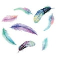 thumbnail image 1 of WallPops DWPK2462 Celestial Feathers Wall Art Kits, Multi-Color, 1 of 1