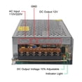 thumbnail image 4 of Adaptador de transformador de fuente de alimentación 24V 5A 120W para tira de LED, 4 of 7