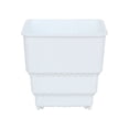 thumbnail image 2 of SMKE Plastic Planter With Tray,Black 2.52X2.36In Flower Pots For Indoor Outdoor Plants,Nursery Planters For Houseplants And Herbs,Home Balcony Flower Pots,Drainage Hole Garden Plant Pot, 2 of 6