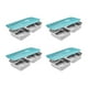 thumbnail image 3 of 4 piezas de acero inoxidable, contenedor para refrigerios, reutilizable, caja bento con doble compartimento para el trabajo, la escuela, al a, 3 of 9