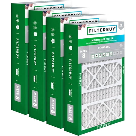 

Filterbuy 17x26x4 MERV 8 Pleated HVAC AC Furnace Air Filters for Lennox x6664 (4-Pack)