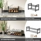 thumbnail image 5 of Estante para zapatos HDDTTZ de 2 niveles, metal expandible, negro, 5 of 6