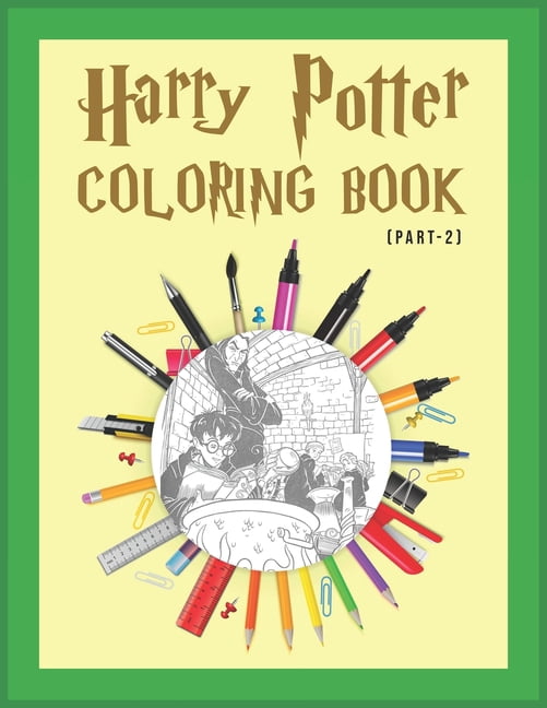Harry Potter Coloring Book (Part2) Magical Places Characters