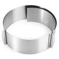 thumbnail image 2 of Lubelski 6-12 Inches Adjustable Stainless Steel Round Mousse Ring Bake Tool Cake Size Mold, 2 of 9