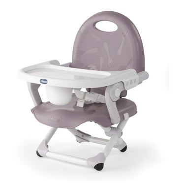 Chicco Pocket Snack Booster Seat for Babies and Toddlers with Removable Tray - Lavender (Purple), New