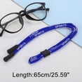 thumbnail image 4 of Unique Bargains 1 Pc Glasses Cord Lanyard Glasses Lanyard Adjustable Pattern 65cm L Blue, 4 of 5
