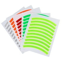 Milisten Bike Reflective Stickers 5 Pack No Glue High Visibility Safety Decals