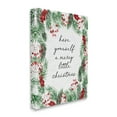 thumbnail image 4 of Stupell Industries Merry Little Christmas Script Holiday Painting Gallery Wrapped Canvas Art Print Wall Art, 16 x 20, 4 of 8