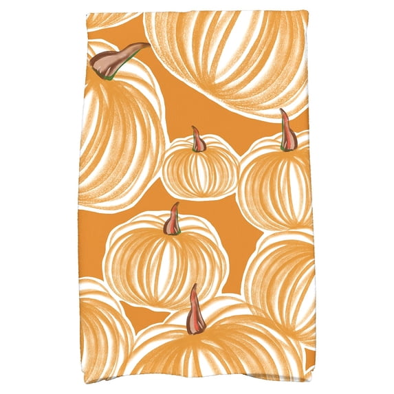 E by Design Flipping For Fall Pumpkins-A-Plenty Holiday Kitchen Towel