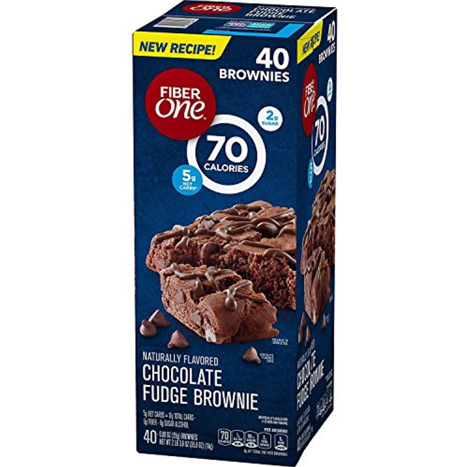 Fiber One Brownies Chocolate Fudge (40 ct.) (pack of 2)