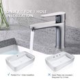 thumbnail image 4 of Chrome Bathroom Faucet Single Handle One Hole Bathroom Sink Faucet Lavatory Faucet, 4 of 7