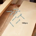 thumbnail image 4 of GUOOL 100 Pieces Self Tapping Screws Furniture Assembly Sturdy Fastener Wood Screw, 4 of 9