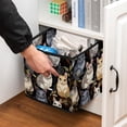 thumbnail image 5 of Animal Foldable Organizer Bins with Handle, 10.8"x10.5"x10.6", Large Capacity Clothes Storage Storage Cubes, 5 of 6