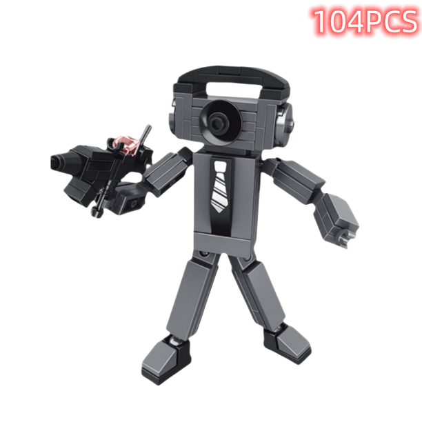 Skibidi-bloques de construcción compatibles con TV para hombre, Mini modelo de figuras de acción, juguetes, regalo de cumpleaños, Navidad, Halloween