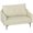Cream White, variant on HOMCOM 2 Seater Sofa, Upholstered Loveseat with Button Tufted, Grey