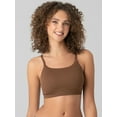 thumbnail image 2 of No Boundaries Women's Seamless Ribbed Cami Bralette, Sizes XS-XXXL, 2 of 9