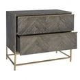 thumbnail image 5 of Uttermost Armistead MDF Wood and Steel Drawer Chest in Dark Walnut, 5 of 9