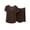 Coffee, variant on SuDongPo Short Sleeve Pajama Sets for Women Modal Round Neck Tops and Ruffle Trim Shorts Two Piece Pjs Set Lounge Outfits